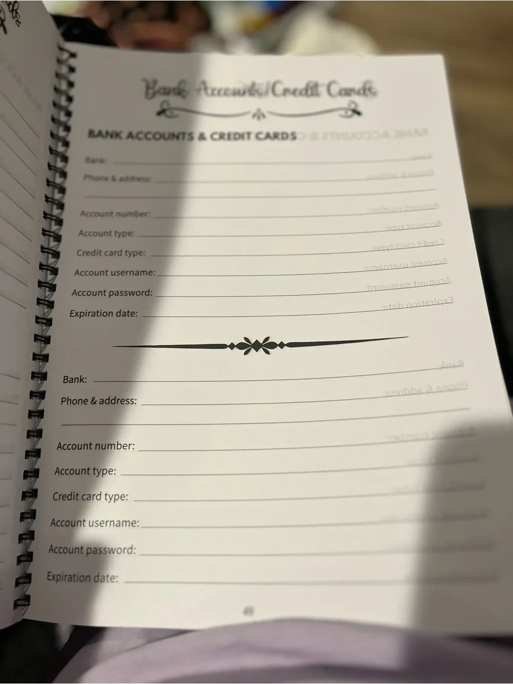 Sorry, it's Your Problem Now - End of Life Planner - Black & White